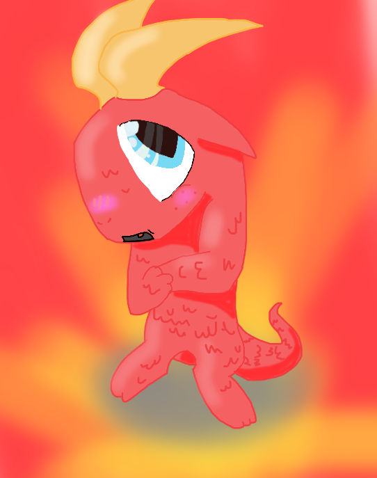 baby fire dragon by Monstergems on DeviantArt