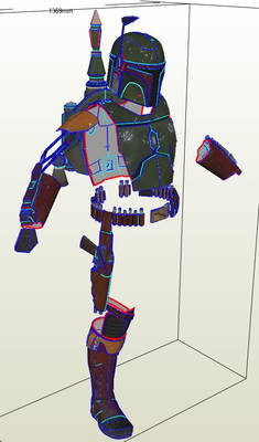 Fortnite Boba Fett Cosplay Armor FOAM Unfold by ZA