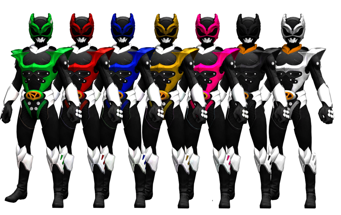 Psycho Rangers Mmpr Rangers PRLW - Psycho Rangers for XPS/XNALARA by Injustizz on DeviantArt
