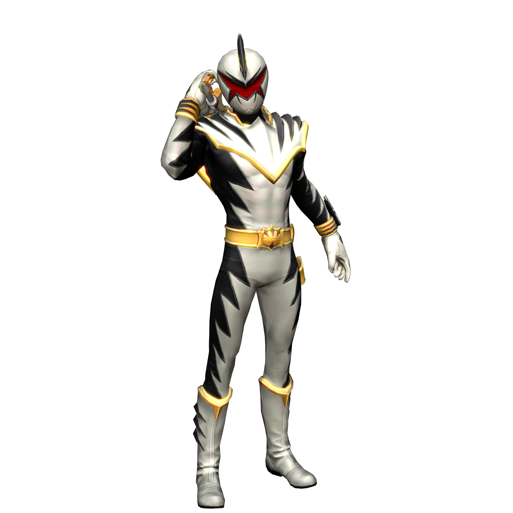 PRLW - White Dino Ranger for XPS/XNALARA by Injustizz on DeviantArt