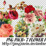 [PNG Pack] Vintage Flower PNG - 7PNGs