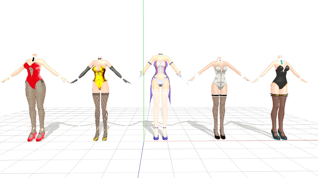 MMD Nakao Bunny Bases DL