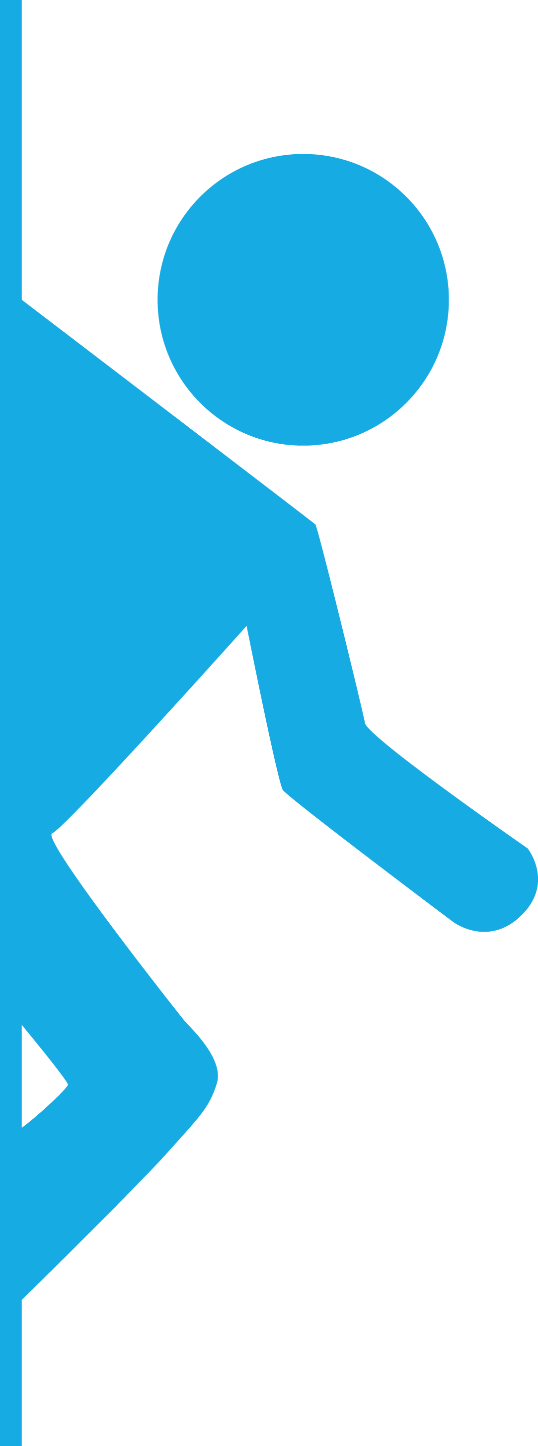Portal 2 - Logo Runner - Blue