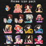 Anime rocketdock icons