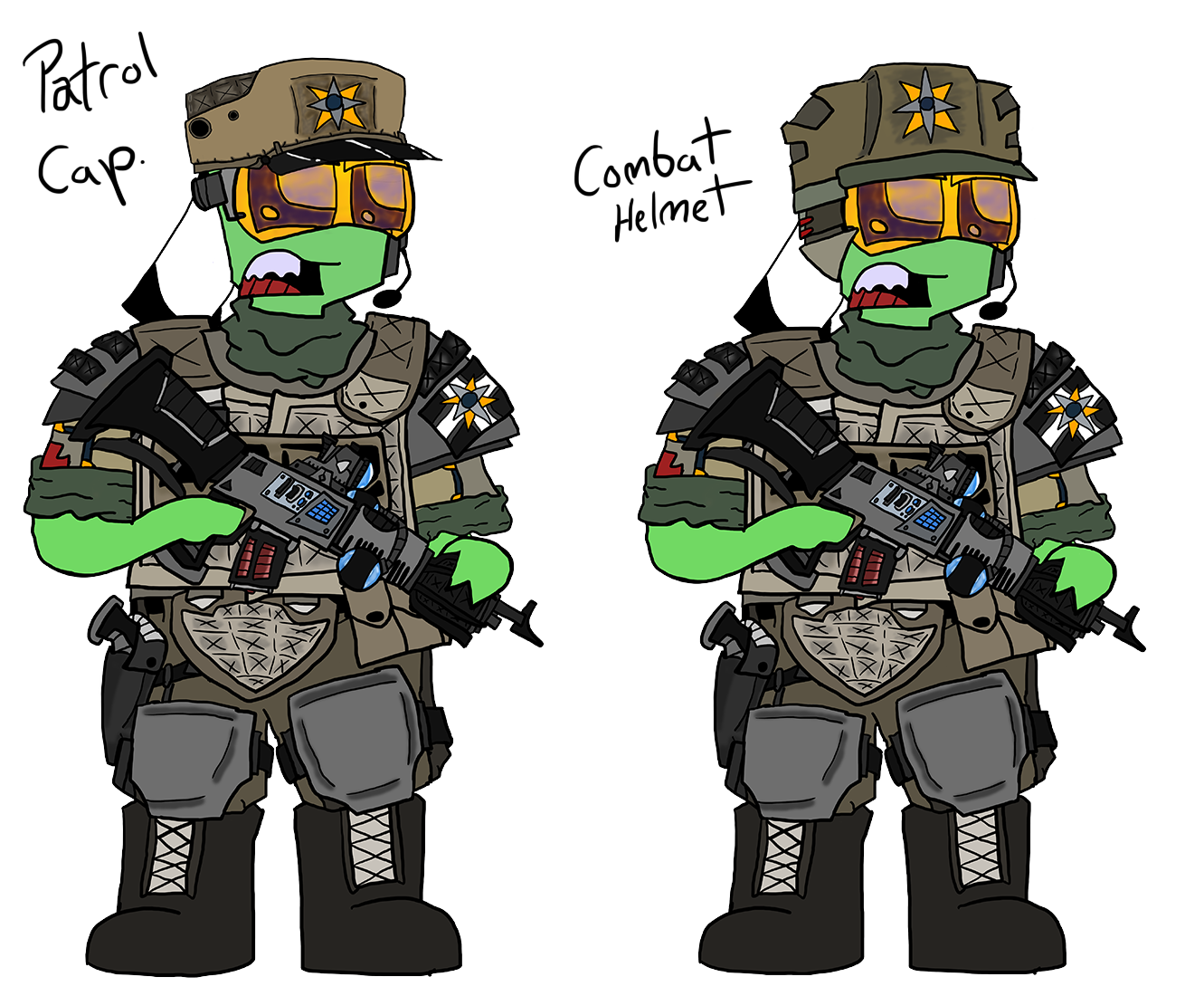 Imperial Army Desert/Tropical Uniforms. by IIGToons on DeviantArt