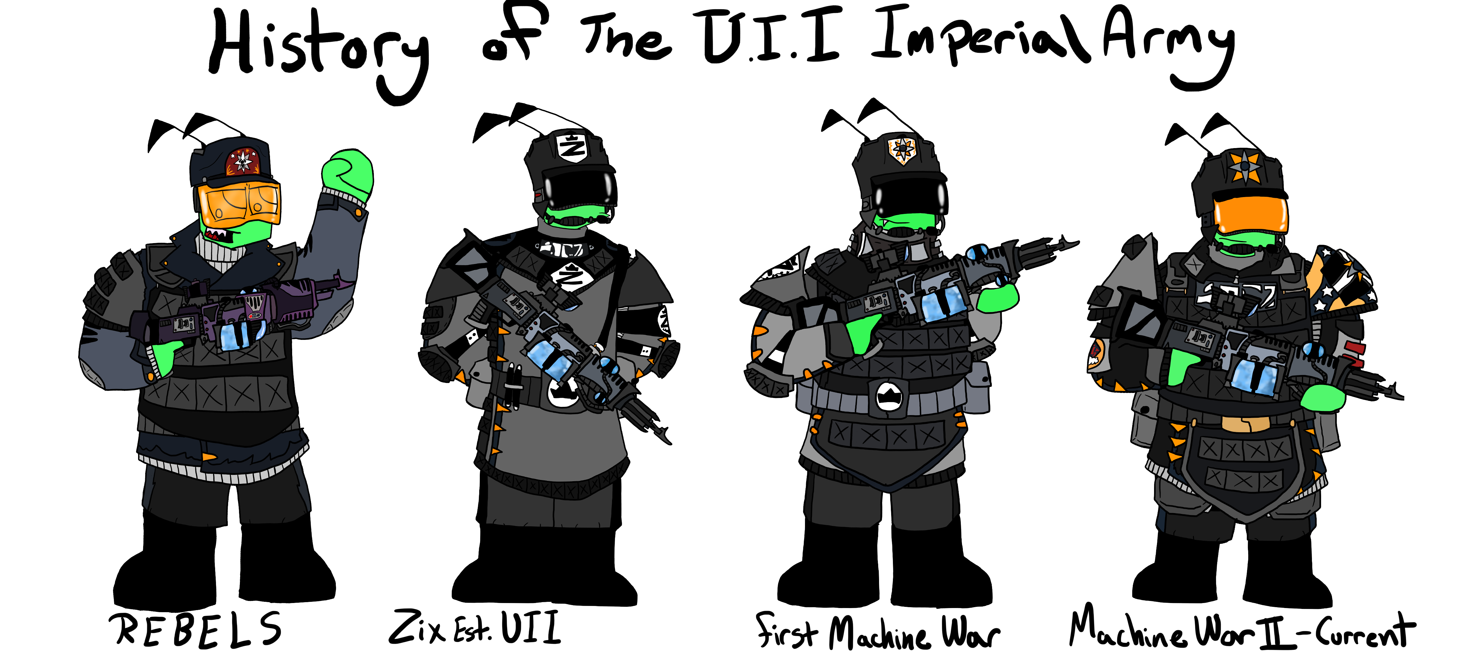 Imperial Army designs by IIGToons on DeviantArt