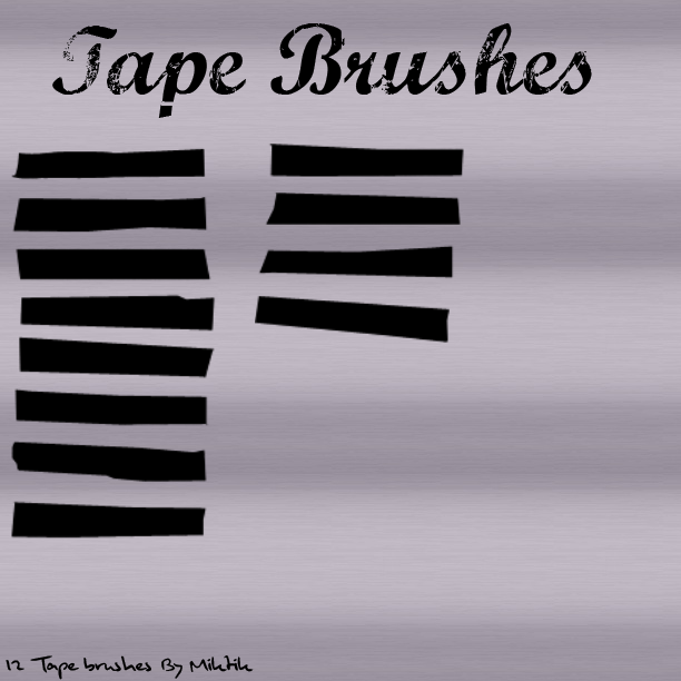 Tape Brushes By Miktik