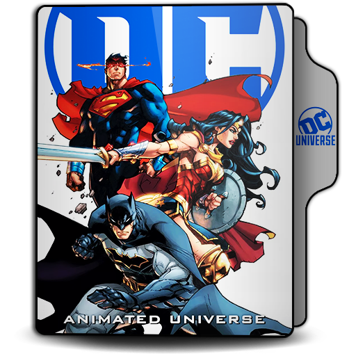Dc Animated Movie Universe Folder Icon By Minizaki On Deviantart