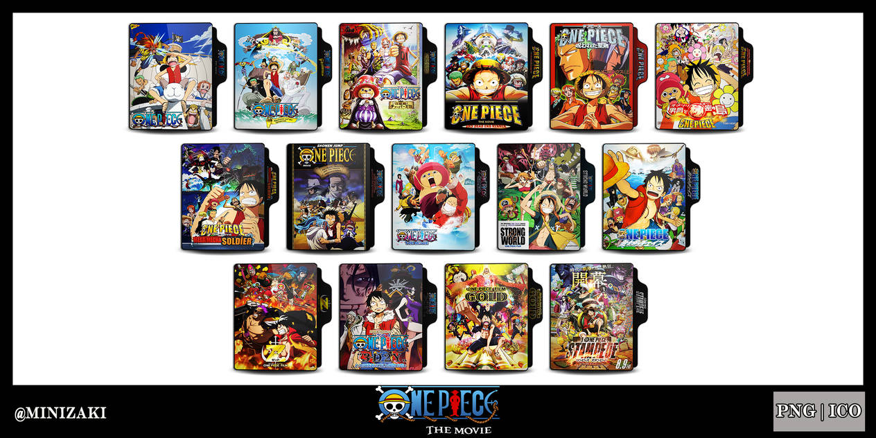 One Piece Movies Collection By Minizaki On Deviantart