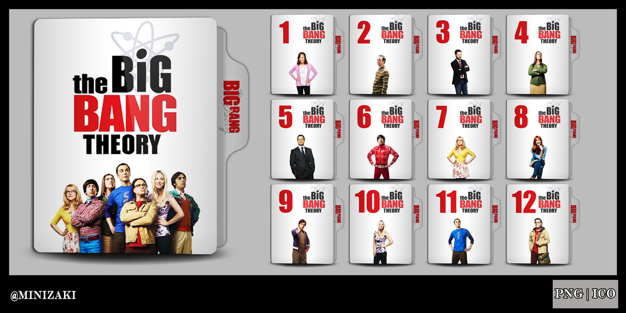 The Big Bang Theory (Seasons 1-12) by MiniZaki on DeviantArt