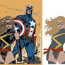 Ms Marvel Captain America Flat