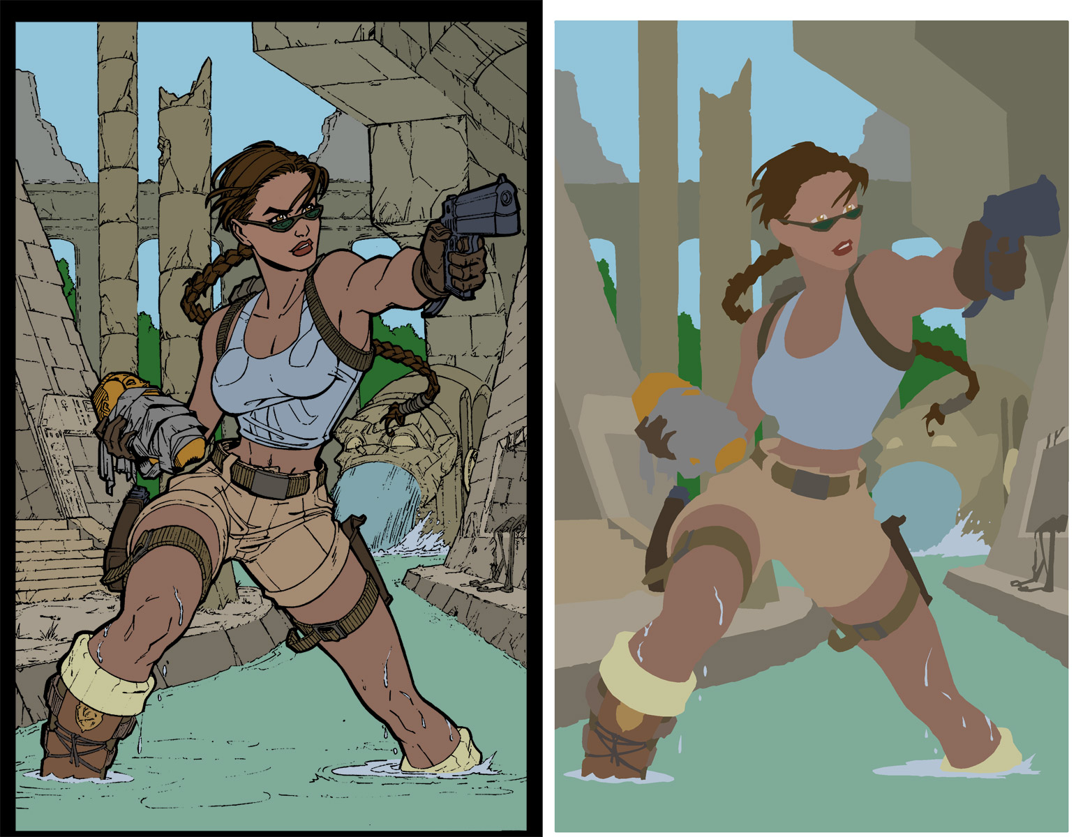 Tombraider Lara Flats