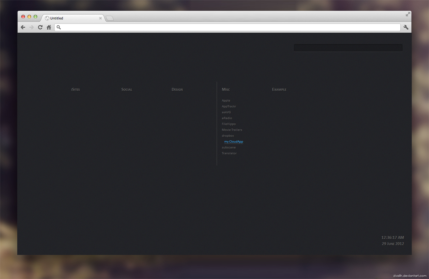 Start Page by zivallh