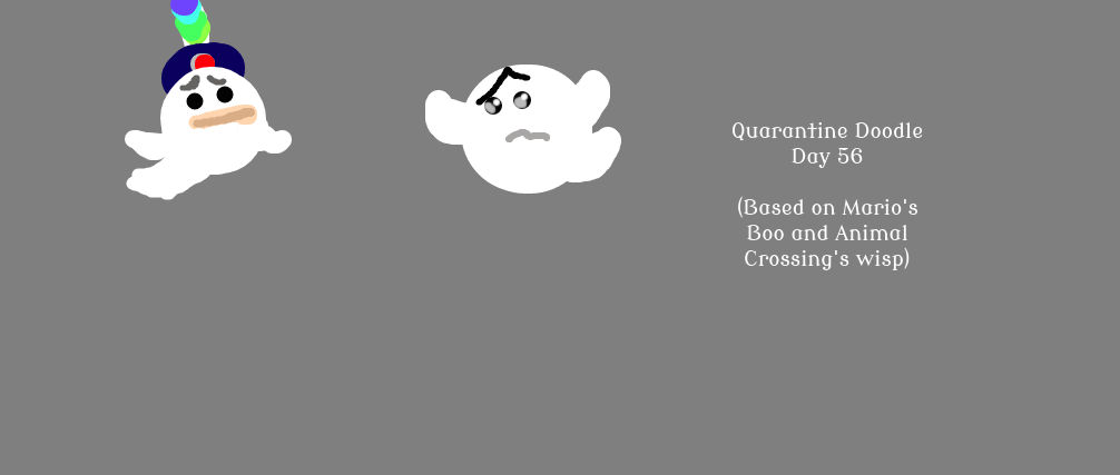Ghost Bonding- Quarantine Doodle Day 56 by BooLooCrew on DeviantArt