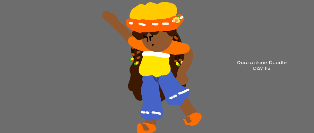 Orange Blossom 2007-Quarantine Doodle Day 113 by BooLooCrew on DeviantArt