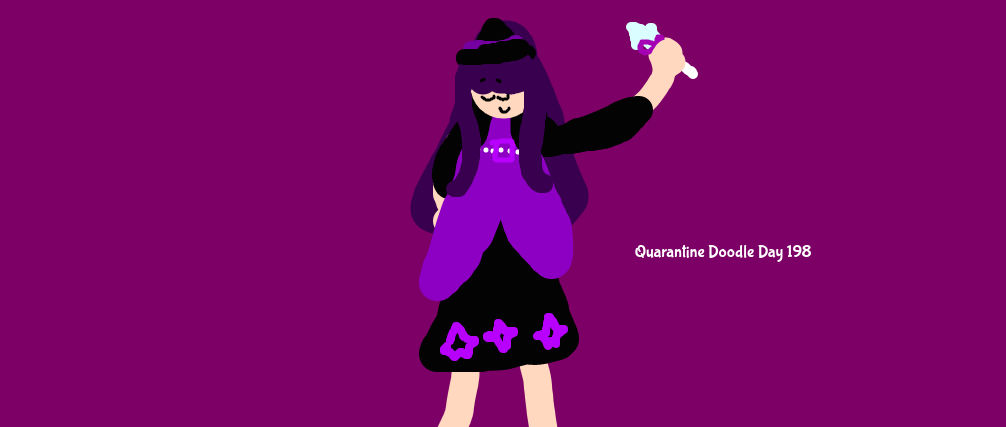 Magical Witch-Quarantine Doodle Day 198 by BooLooCrew on DeviantArt