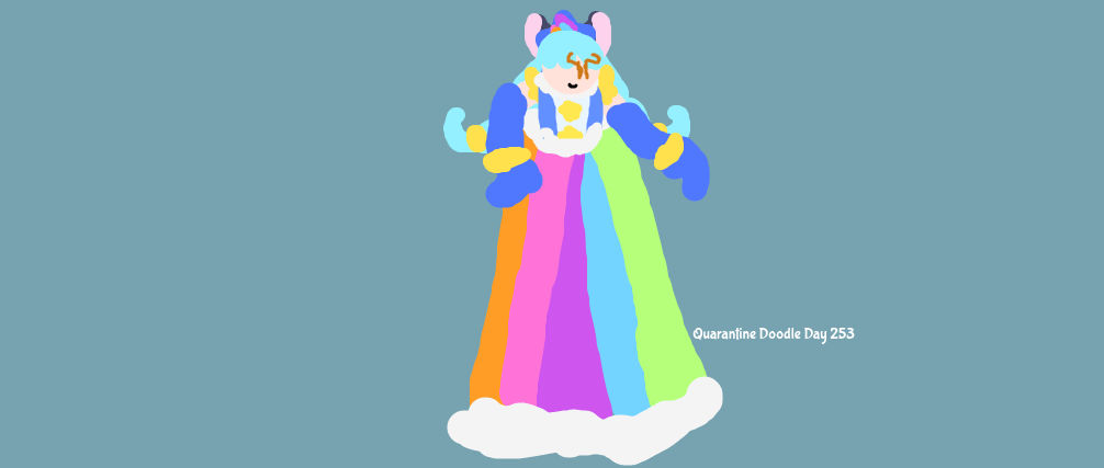 Rainbow Splash- Quarantine Doodle Day 253 by BooLooCrew on DeviantArt