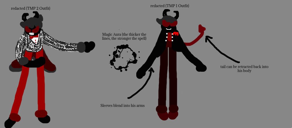 And I'm your crazy host!- TMP REDACTED Host Ref by BooLooCrew on DeviantArt