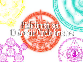 10 arcan circle pixlr brushes