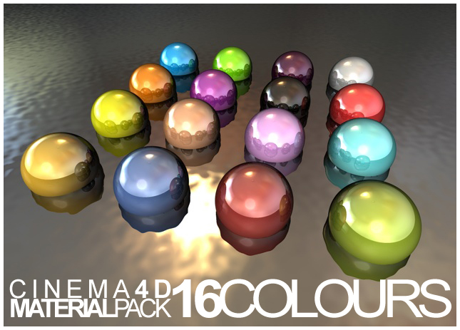 16 Cinema 4D Materials