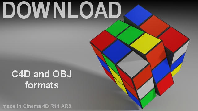 Download - Rubik's Cube Model by 100SeedlessPenguins on DeviantArt