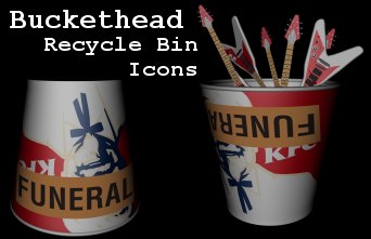 Buckethead Recycle Bin Icons