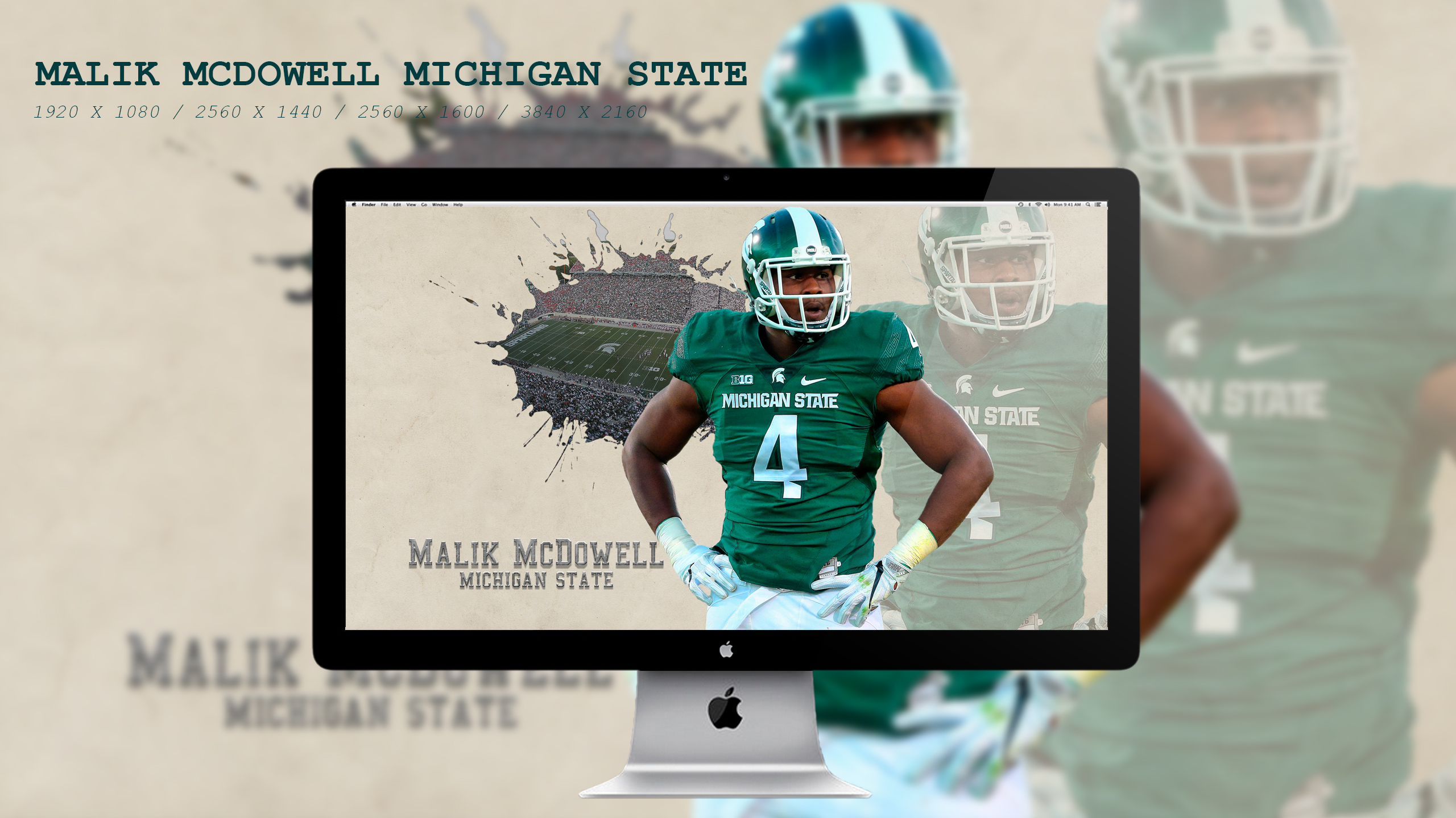 Malik McDowell Michigan State Wallpaper HD