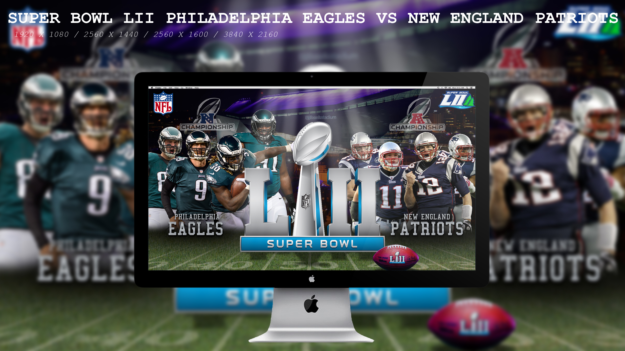 Super Bowl LII Eagles Vs Patriots
