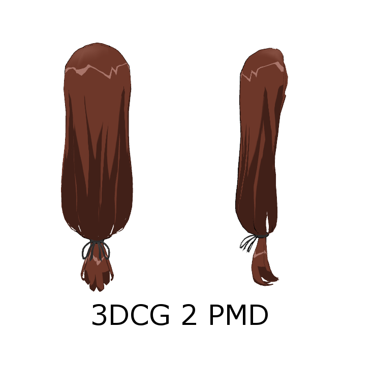 MMD : Long Tied Back by Ayodan on DeviantArt