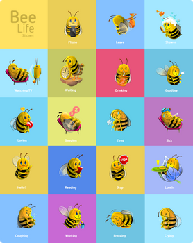 Bee Stickers