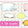 Talk Bubbles Clipart set 2