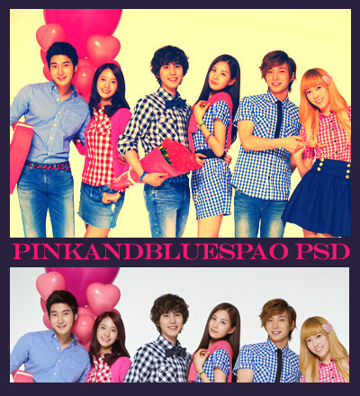 PSD PinkBlueSPAO