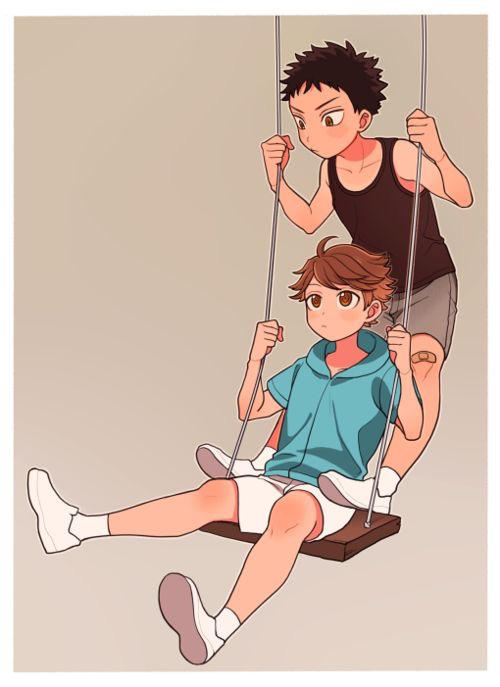 pics Iwaizumi And Oikawa As Kids the lonely swing oikawa x reader x