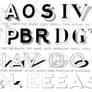 Letter Shading, from 'Alphabets and Engrossin