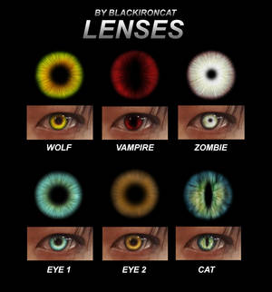 Contact Lenses [ 6 PNG files ]