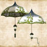 Green Umbrella Lamp