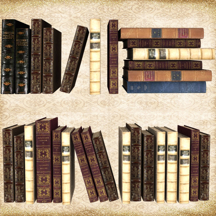 Row of old books by Just-A-Little-Knotty Row of old books by Just-A-Little-Knotty