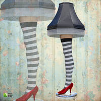 Wicked Witch Leg Lamp