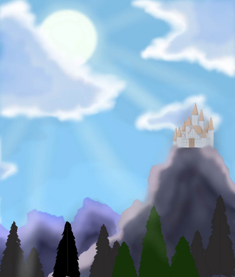 Castle in the Mountain by EmeraldDreamer13 on DeviantArt