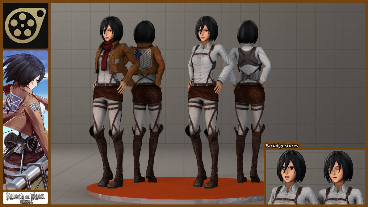 [SFM] Mikasa Ackerman - Attack On Titan by DaiSFM on DeviantArt