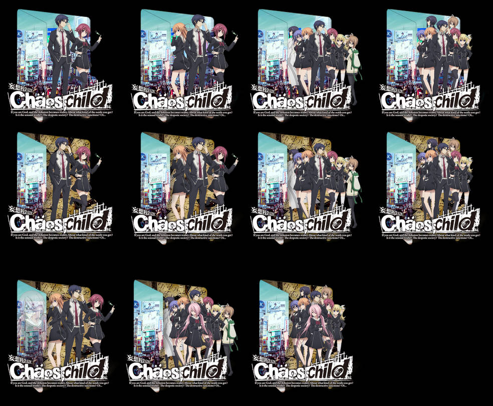 Wallpaper Chaos Child Anime Folder Icons Updated By Primus221 On Deviantart Free
