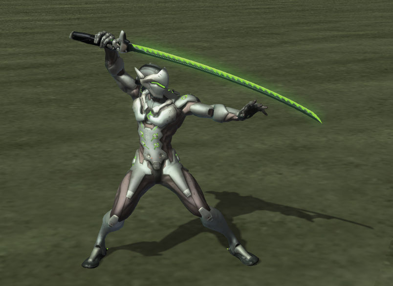 Overwatch Model Genji In Starcraft Ii Animation By Delphiniumkey