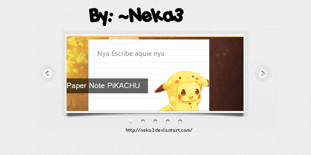 Note Pikachu by Neka3 on DeviantArt