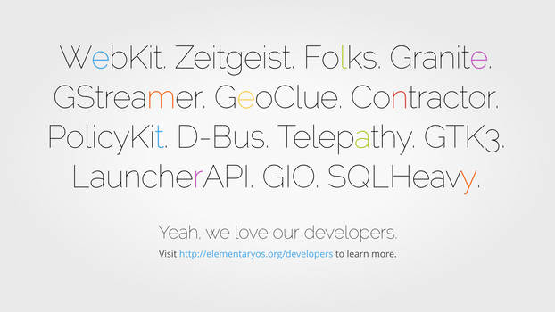 elementary Loves Developers 2