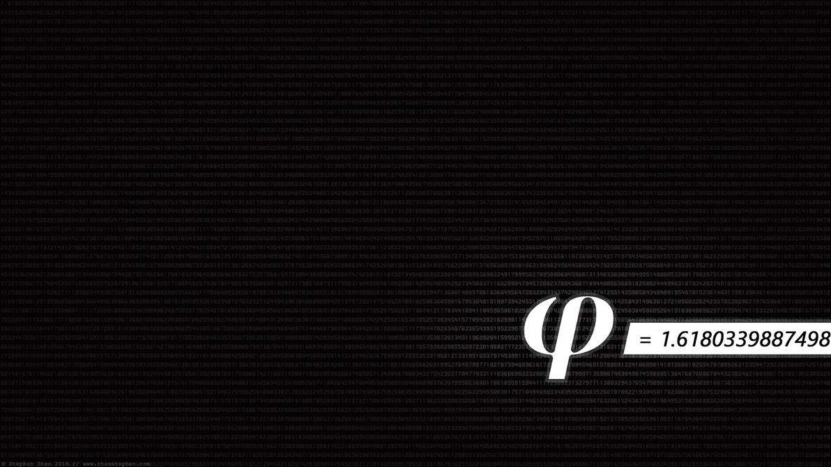 Phi The Golden Ratio Wallpaper 1 By Sepen77 On Deviantart