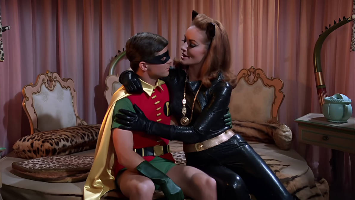 Catwoman and Robin Sitting in a Tree... by ovid36 on DeviantArt