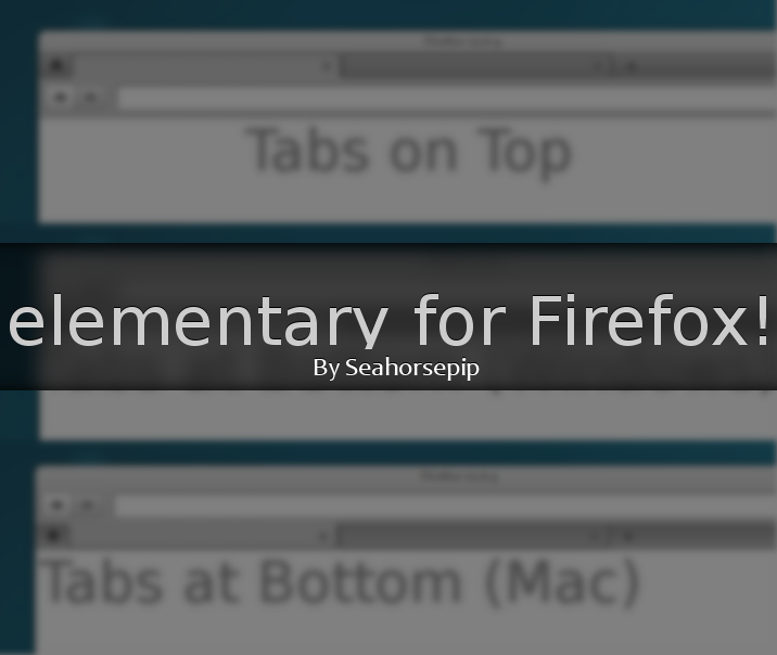 elementary for Firefox 1.0