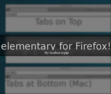 elementary for Firefox 1.0