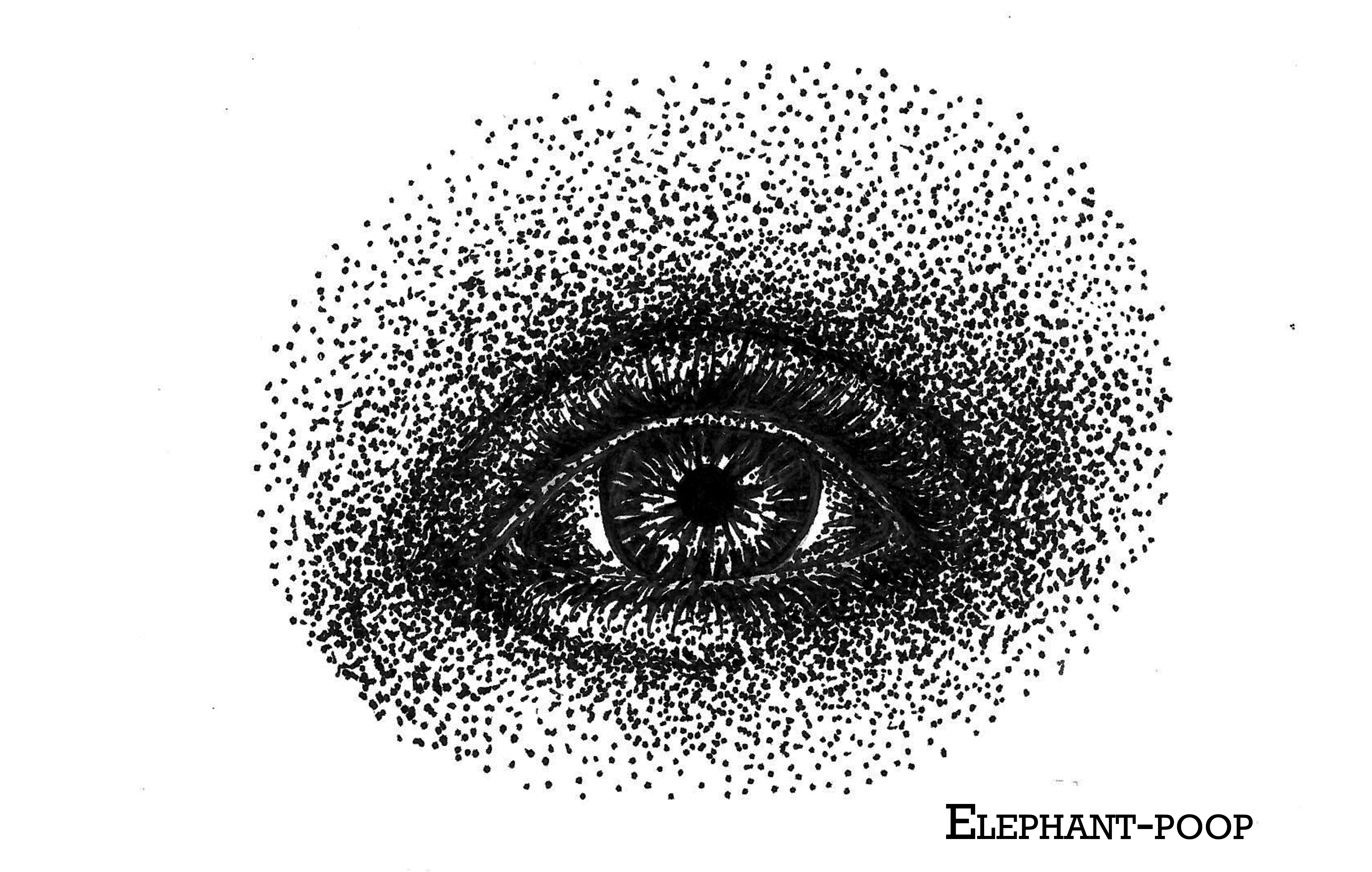 Class Doodle #1: Eye Stippling