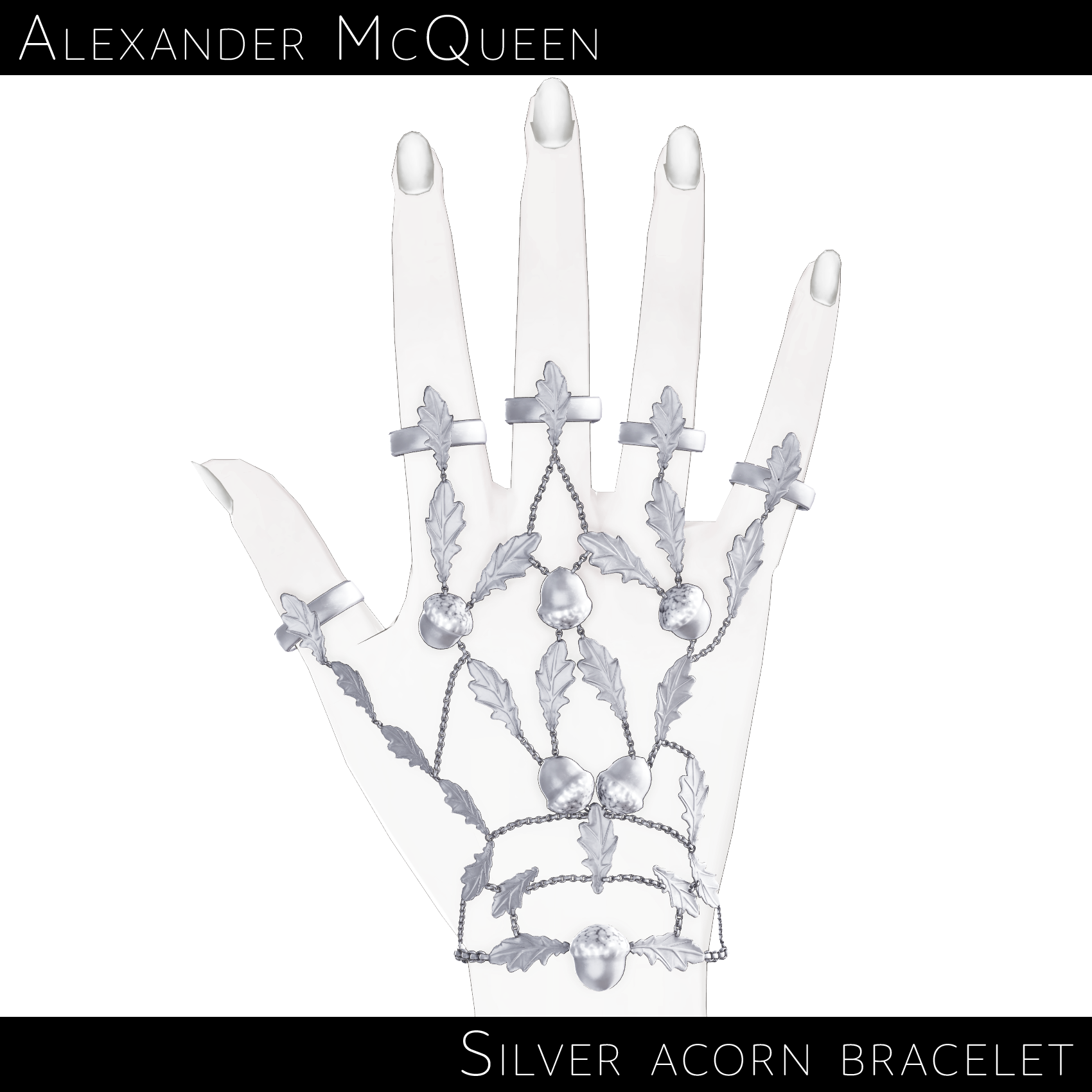 [MMD] Silver acorn bracelet [Download Stuff]